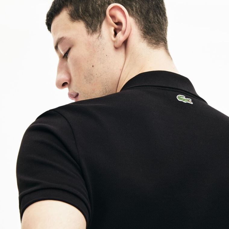 Lacoste Signature Bomulds Polo Sort | sMSnOgG1