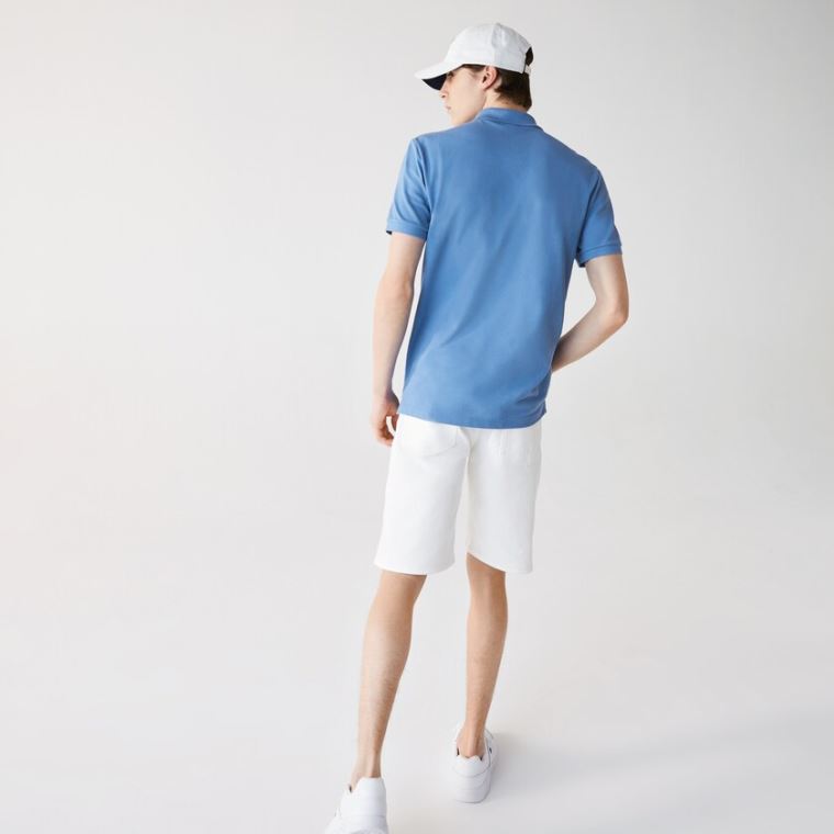 Lacoste Slim Fit Polo in Petit Piqué Blå | 2gE8Rgat