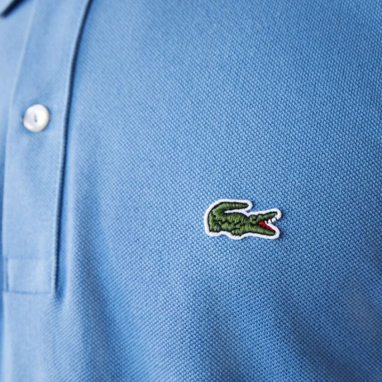 Lacoste Slim Fit Polo in Petit Piqué Blå | 2gE8Rgat