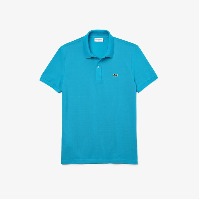 Lacoste Slim Fit Polo in Petit Piqué Blå | 3gYQYJue