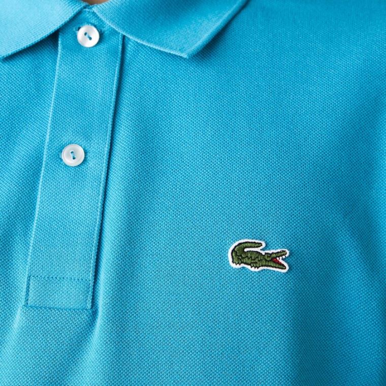 Lacoste Slim Fit Polo in Petit Piqué Blå | 3gYQYJue