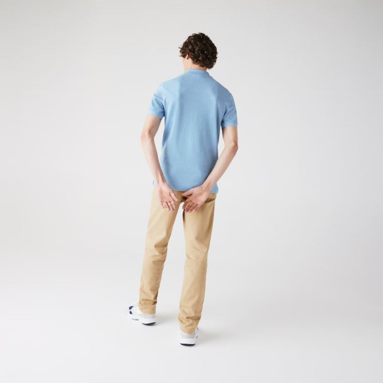 Lacoste Slim Fit Polo in Petit Piqué Blå | 98DE932o