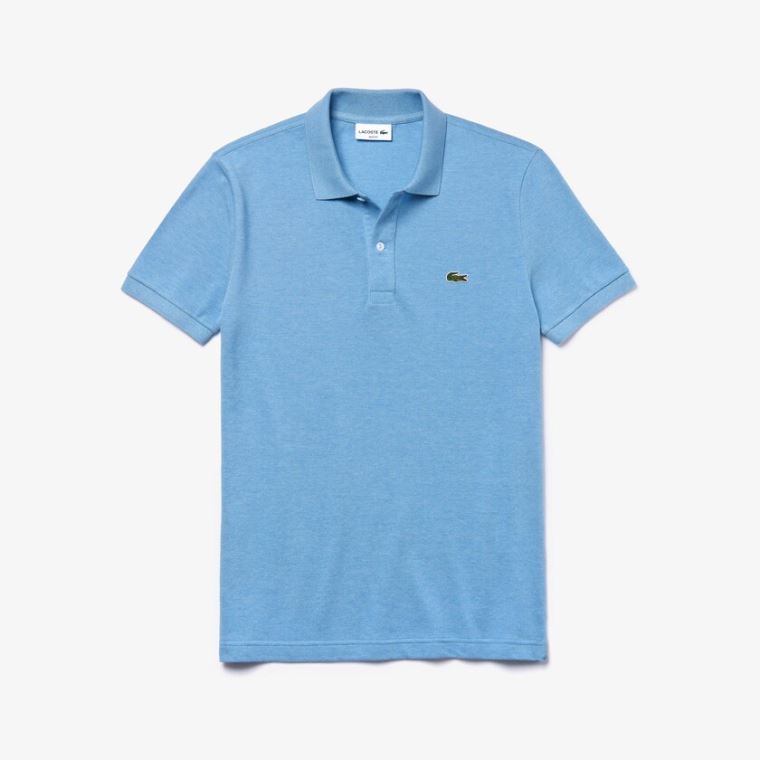 Lacoste Slim Fit Polo in Petit Piqué Blå | 98DE932o