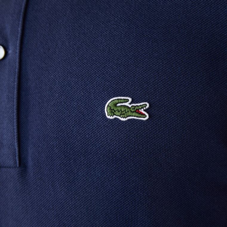 Lacoste Slim Fit Polo in Petit Piqué Blå | GCRv14N0