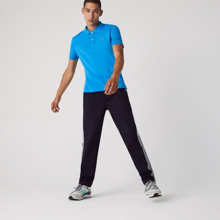 Lacoste Slim Fit Polo in Petit Piqué Blå | o6PwrTJ4