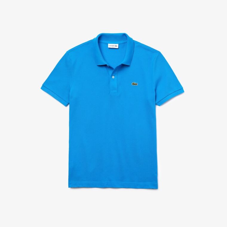 Lacoste Slim Fit Polo in Petit Piqué Blå | o6PwrTJ4