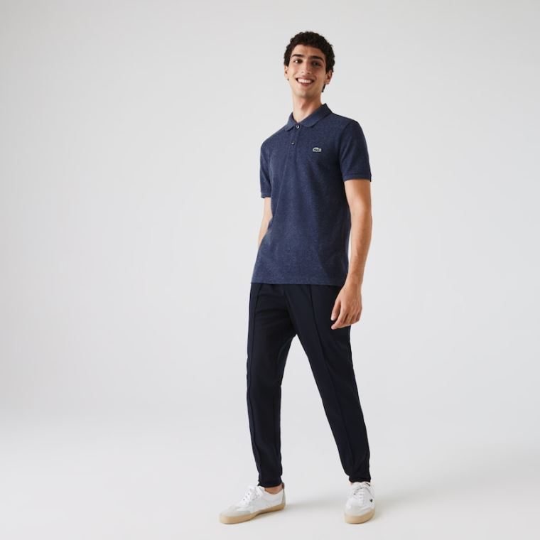 Lacoste Slim Fit Polo in Petit Piqué Blå | sUX6Wsow