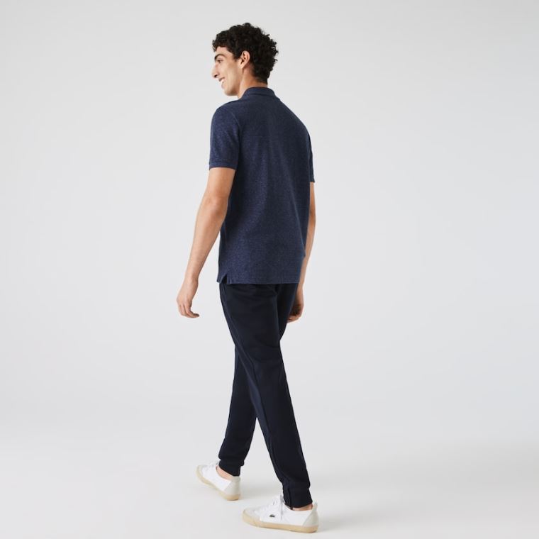 Lacoste Slim Fit Polo in Petit Piqué Blå | sUX6Wsow