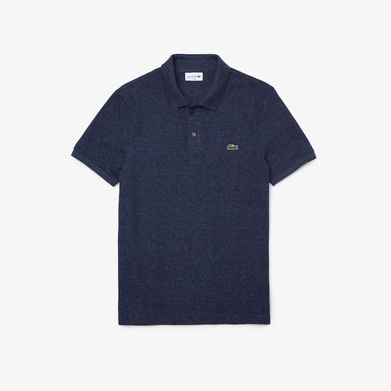 Lacoste Slim Fit Polo in Petit Piqué Blå | sUX6Wsow