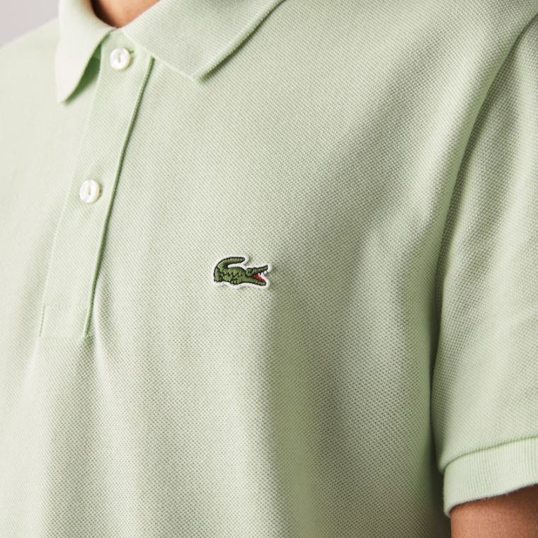 Lacoste Slim Fit Polo in Petit Piqué Grøn | 7xRkhujV