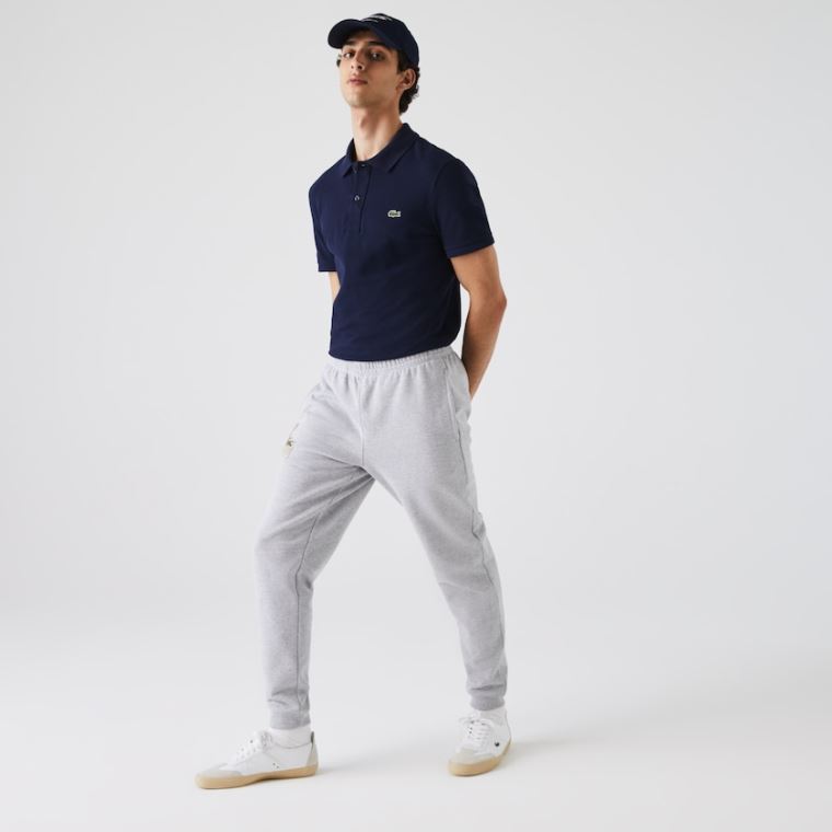 Lacoste Slim Fit Polo in Petit Piqué Mørkeblå Blå | SvTi4kGr