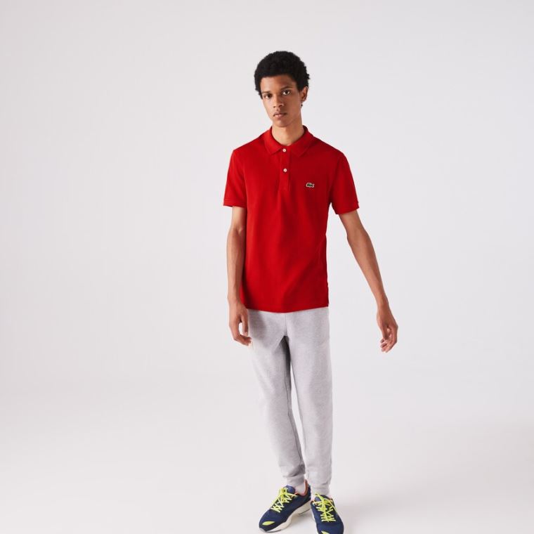 Lacoste Slim Fit Polo in Petit Piqué Rød | 4wYYgzgc