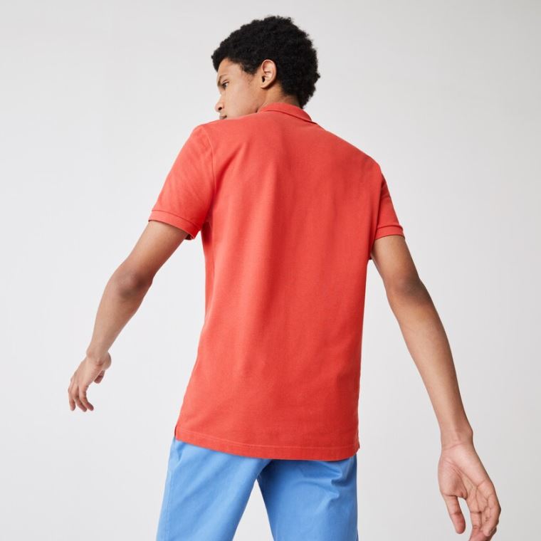 Lacoste Slim Fit Polo in Petit Piqué Rød | K45v74pA