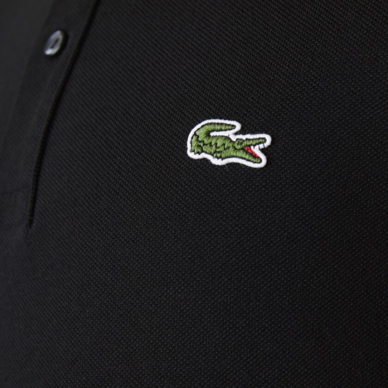 Lacoste Slim Fit Polo in Petit Piqué Sort | f5nD0W8r