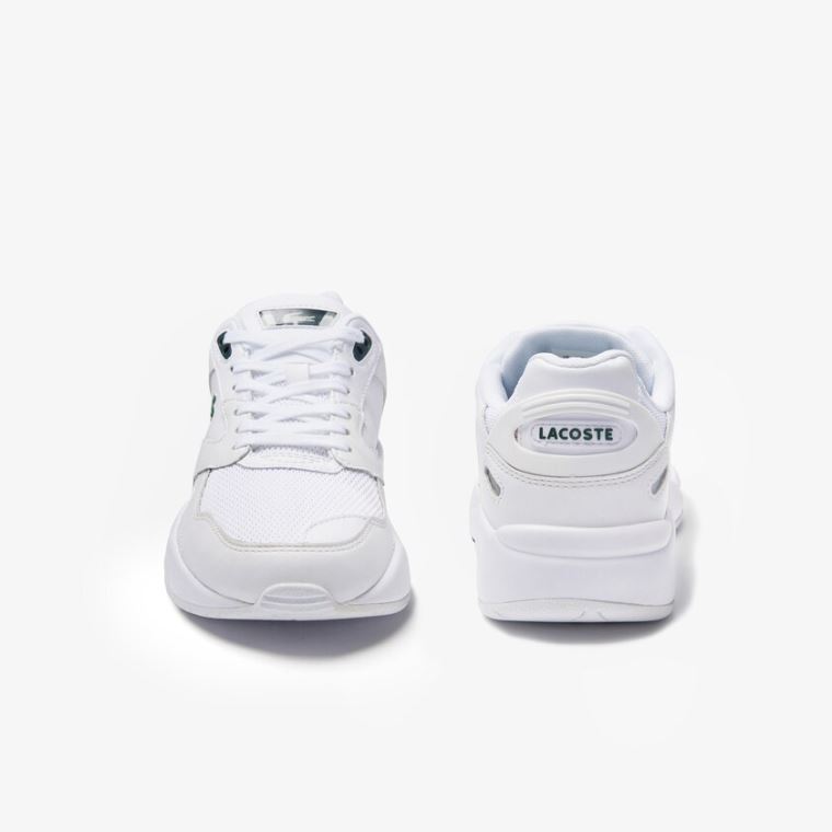 Lacoste Storm 96 LO Tekstil and Læder Sneakers Hvide | fPYuXZhA