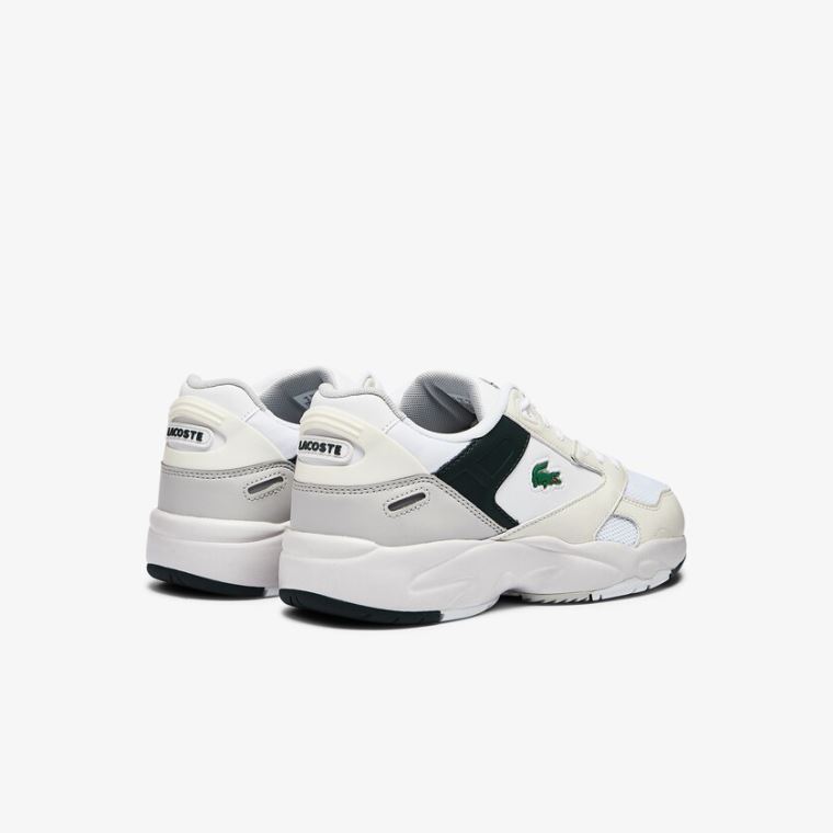 Lacoste Storm 96 Lo Mesh Colour-Pop Sneakers Hvide | 4wRxNm9T