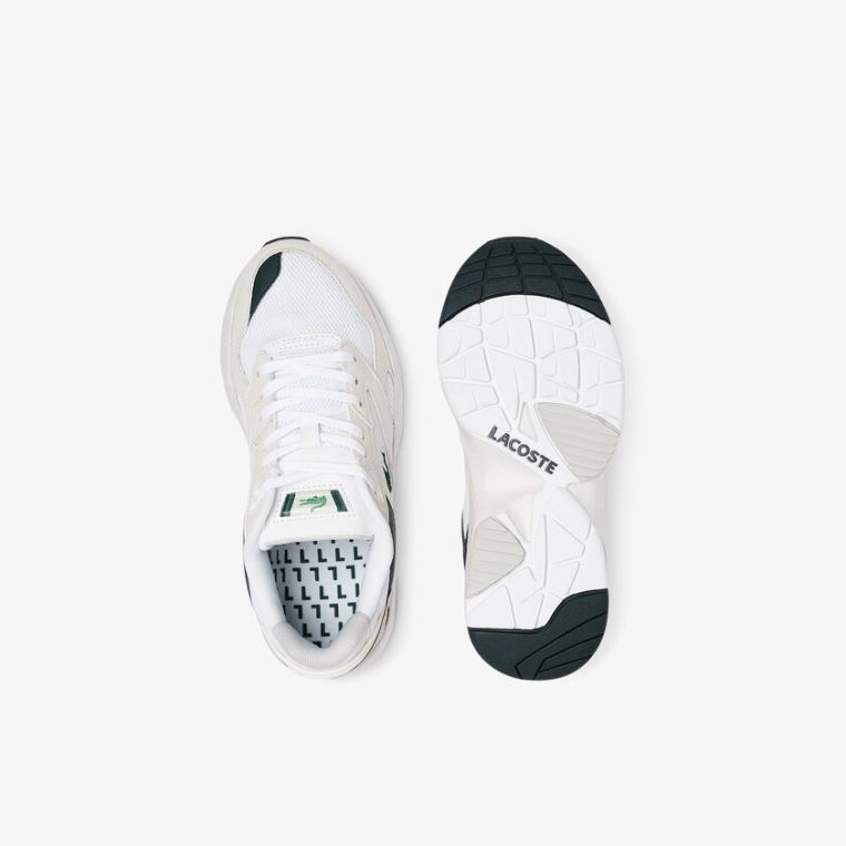 Lacoste Storm 96 Lo Syntetisk and Læder Sneakers Hvide | GDWfFj3e