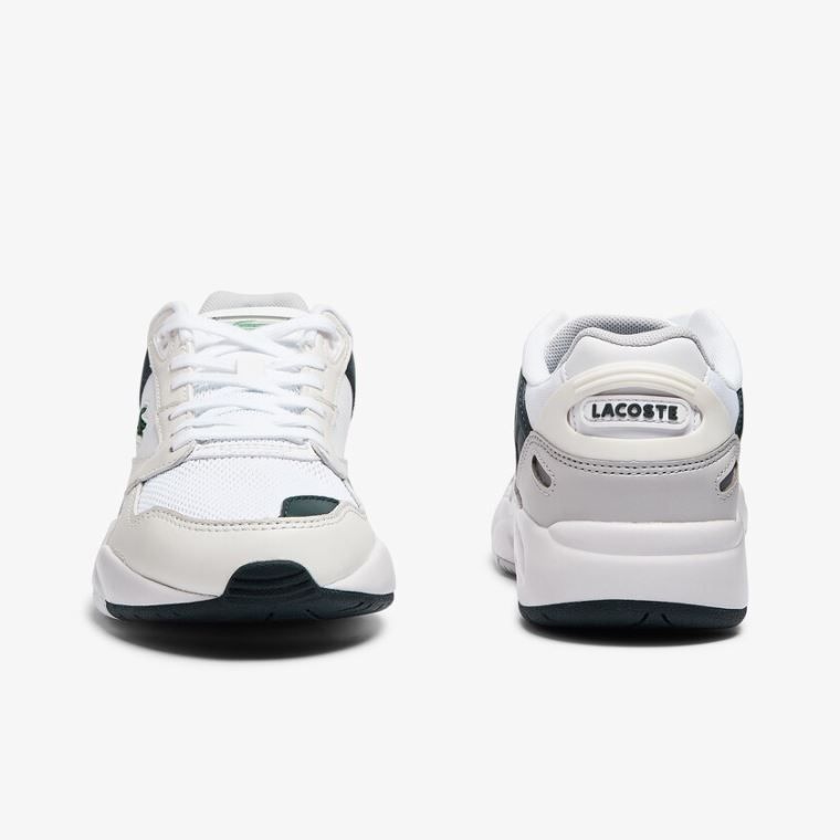 Lacoste Storm 96 Lo Syntetisk and Læder Sneakers Hvide | GDWfFj3e