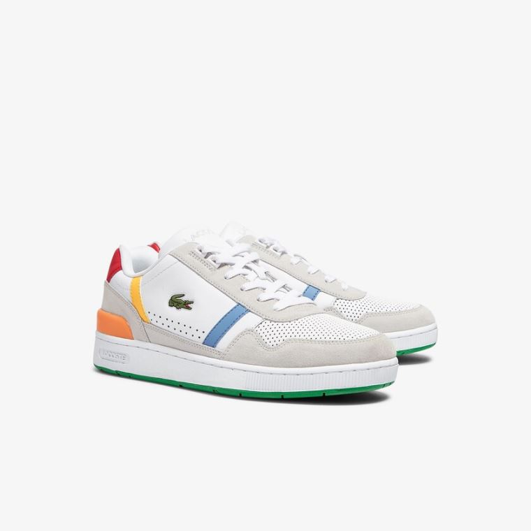 Lacoste T-Clip x Polaroid Sneakers Hvide Grøn | 2kjHLQ1X