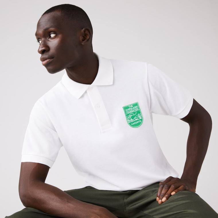 Lacoste & The Everglades Foundation Co-Branded Polo Hvide | dqe4TQNS