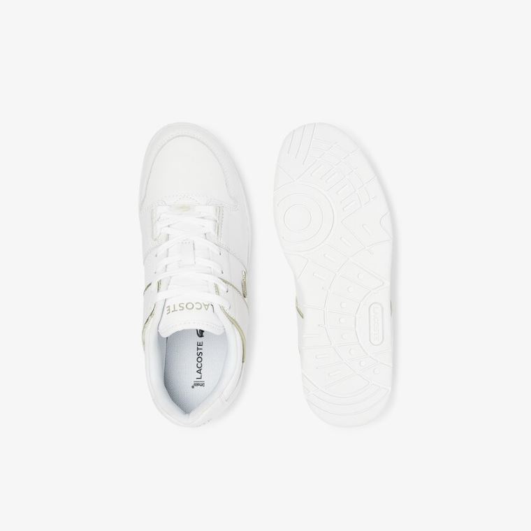 Lacoste Thrill Læder and Syntetisk Sneakers Hvide | 4RPVnCXR