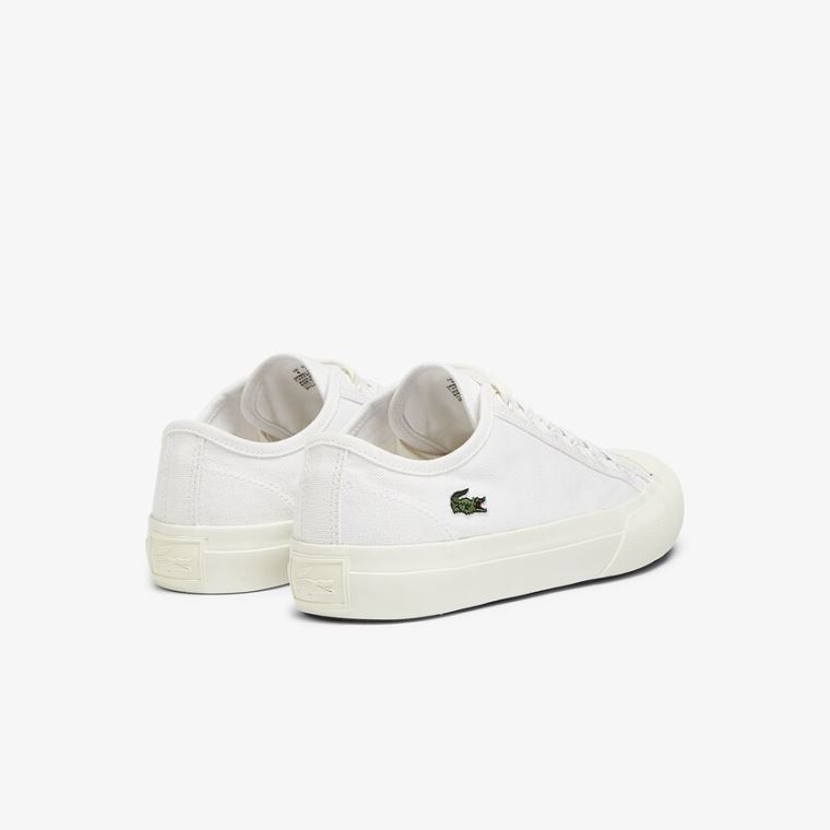 Lacoste Topskill Canvas Sneakers Hvide Hvide | vJLZcECY