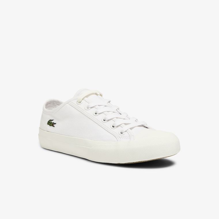 Lacoste Topskill Canvas Sneakers Hvide Hvide | vJLZcECY