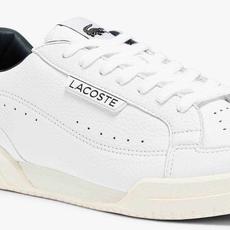 Lacoste Twin Serve Luxe Læder Sneakers Hvide | vIM21GRl