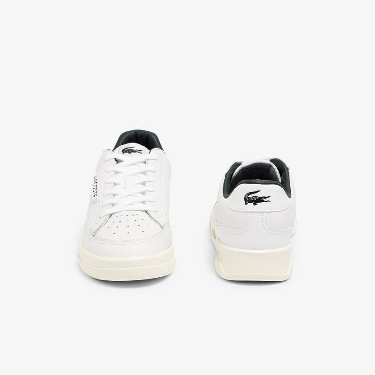 Lacoste Twin Serve Luxe Læder and Syntetisk Sneakers Hvide | IFI4PBz0