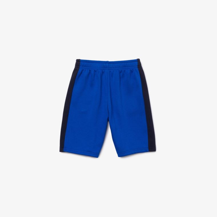 Lacoste Two-Tone Fleece Shorts Blå Mørkeblå Blå | WpP69BnH