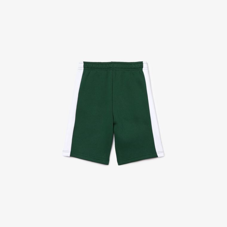 Lacoste Two-Tone Fleece Shorts Grøn Hvide | 839rPiVN