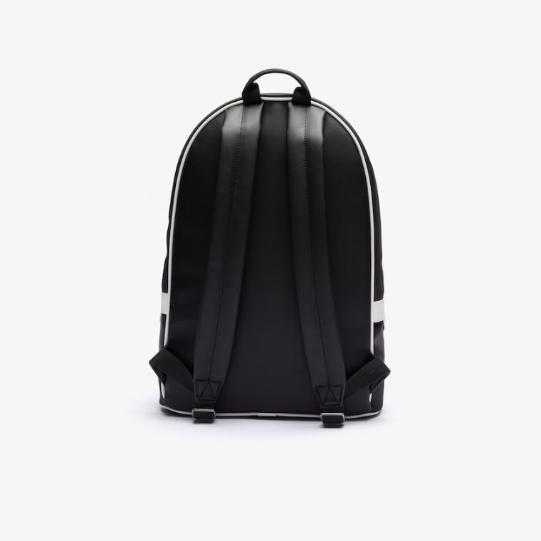 Lacoste Ultimum Coated Canvas Backpack Sort | IqbWZWuf