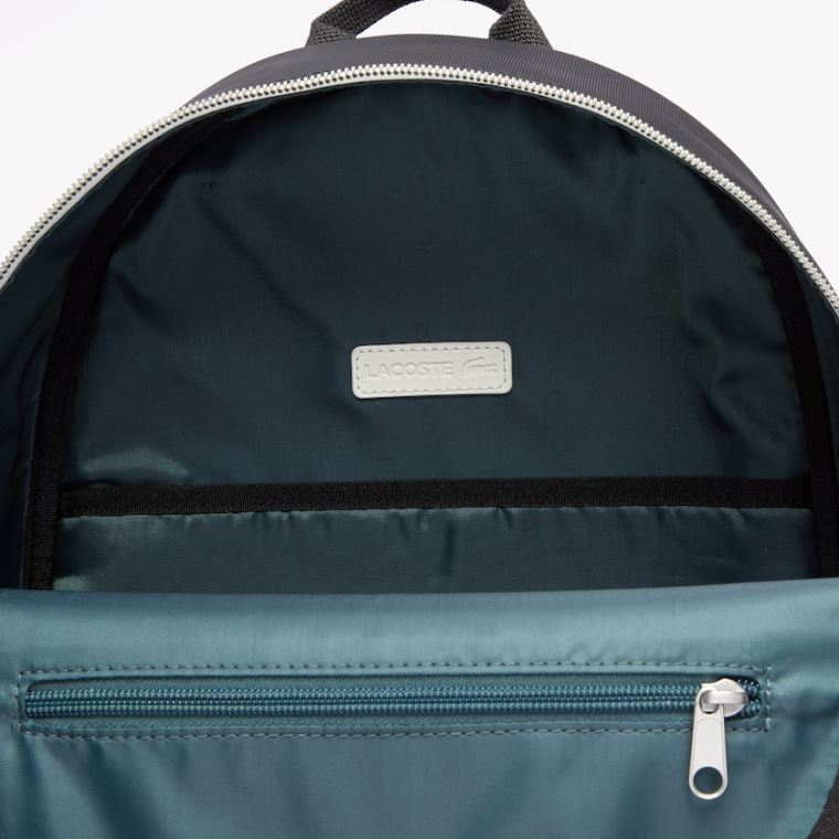 Lacoste Ultimum Coated Canvas Backpack Sort | IqbWZWuf