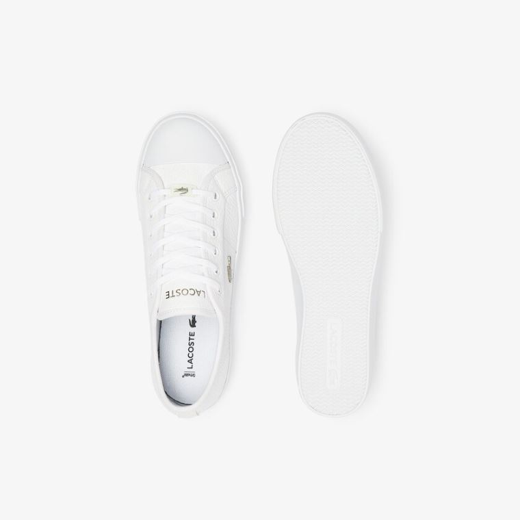 Lacoste Ziane Plus Grand Læder Sneakers Hvide Hvide | 8lz2jmHu