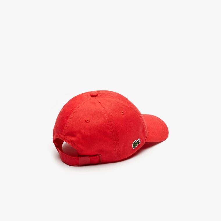 Lacoste x FriendsWithYou Bomulds Print Cap Rød | K00pjLCz