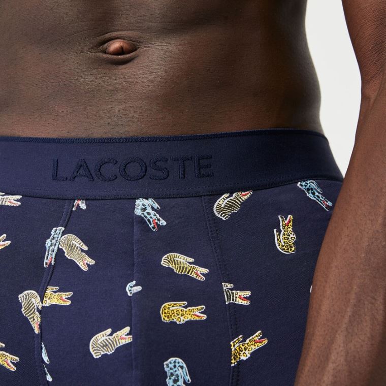 Lacoste x National Geographic Trunk Mørkeblå Blå Hvide | VadvEvp5